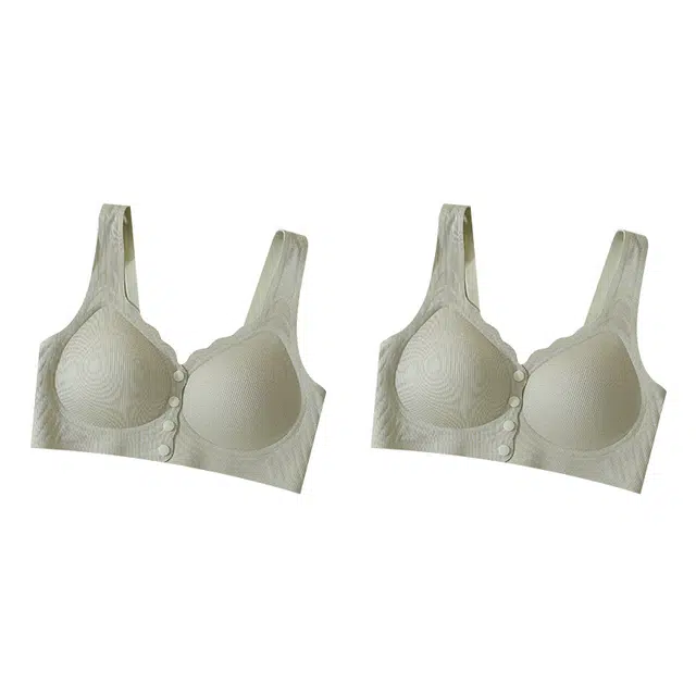 欧诗帛 简约舒适纯色文胸 女款 组合装