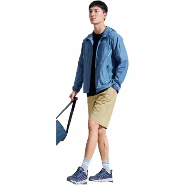 探路者 休闲运动透气舒适防晒服 男款 丹宁蓝