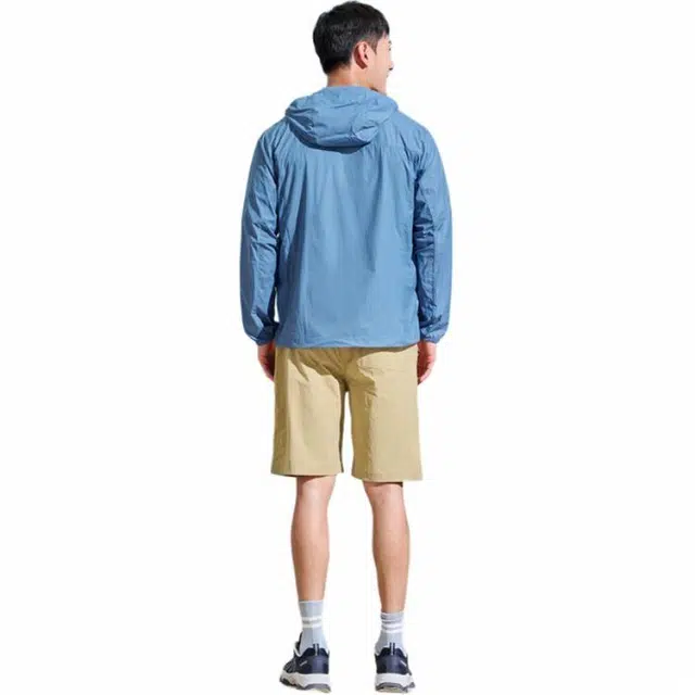 探路者 休闲运动透气舒适防晒服 男款 丹宁蓝