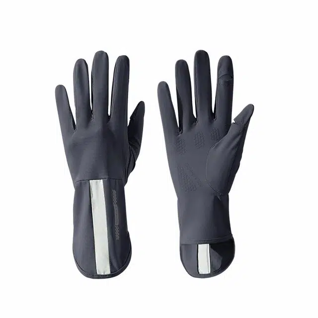 浪莎 防紫外线骑行防滑 可触屏可漏二指 护腕亲肤凉感 锦纶 防晒手套 女款