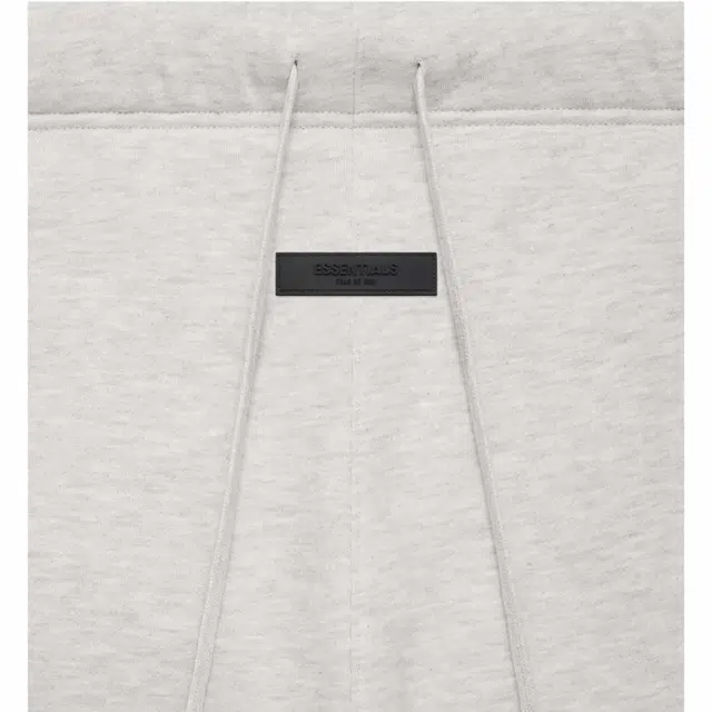 Fear of God Essentials SS22 Sweatpants Light Oatmeal Logo