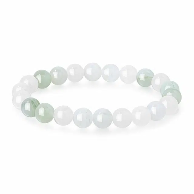 老凤祥 珠来运转 新中式国风国潮时尚经典百搭日常通勤文艺复古风 天山翠 手串 女款