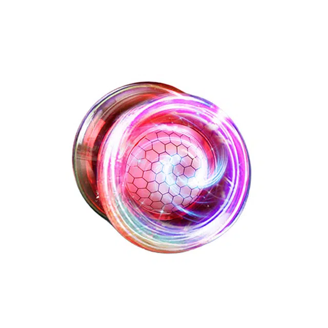 一点潮玩 炫酷灯光玩具 水晶 活睡眠自动回旋 悠悠(溜溜)球