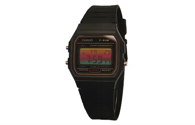 CASIO F-91WG-9 Dopamine Black