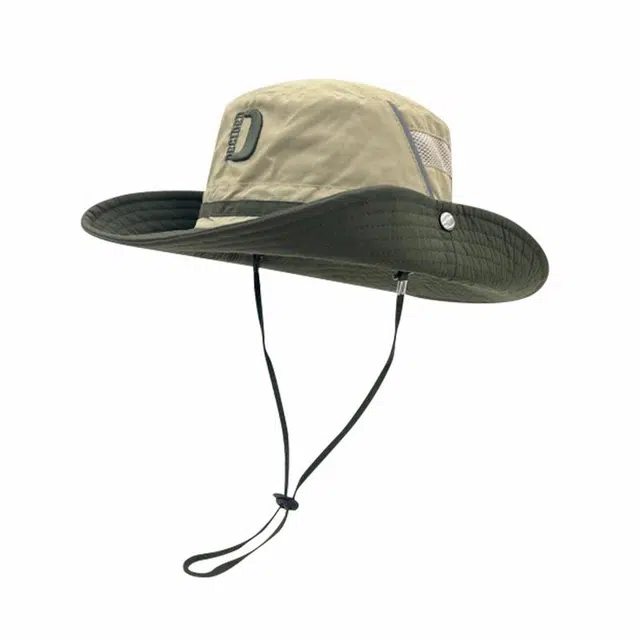 【两用 拍照出片】 俞兆林 遮阳宽檐百搭西部牛仔网眼透气户外出行登山钓鱼露营徒步 聚酯纤维 渔夫帽 男女同款情侣款