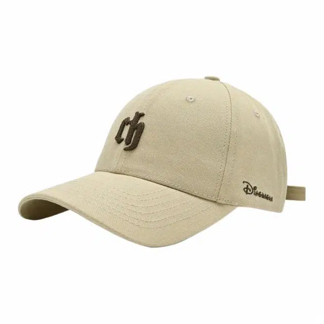 优莲茵 硬顶美式深顶加深纯色字母显脸小 棉 鸭舌帽 男女同款情侣款