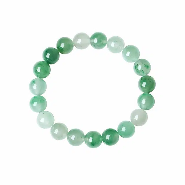 周大生 碧波行 新中式国风简约风小众温润大气旗袍古典穿搭 典雅气质轻奢 女友闺蜜约会日常穿搭 非洲翠 手串 女款