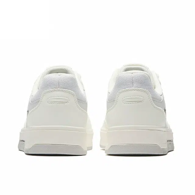 超级安踏 川行 舒适时尚 耐磨防滑包裹性 低帮 板鞋 男款 白灰色