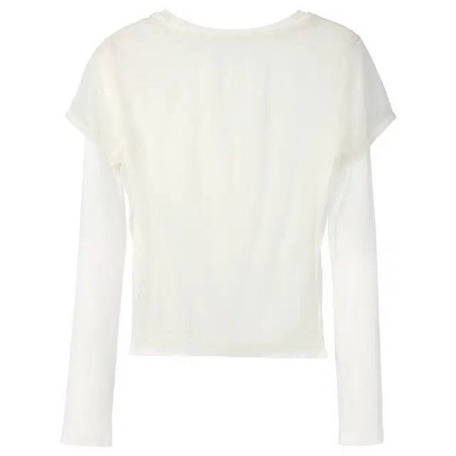 法儿家  波点练习生 早春小个子通勤设计感两件套上衣 女款