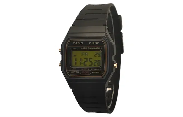 Casio Vintage F-91WG-9 Lemon Black