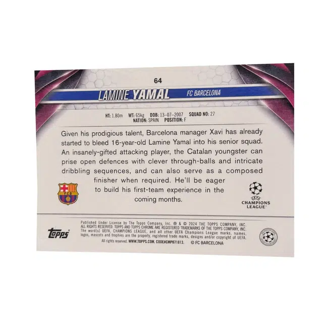 Topps Chrome RC 150