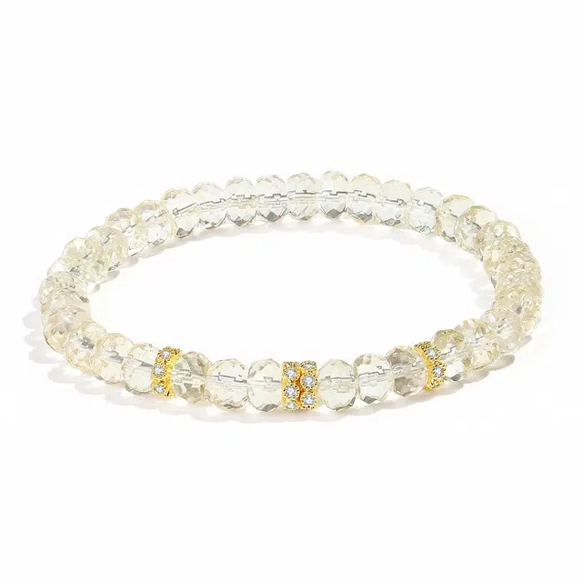 【普陀山官方已过香】 普陀山文创 新中式聚财转运小众设计串珠 时来运转 八方来财 轻奢气质百搭手饰 水晶 手串 女款