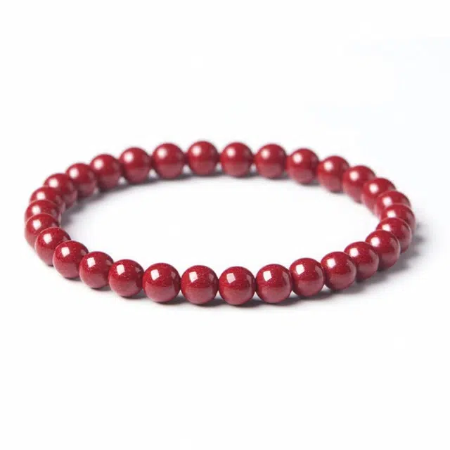 京华录 新中式国风国潮圆润细腻小众精致设计本命年转运#好运 朱砂 手串 男女同款情侣款