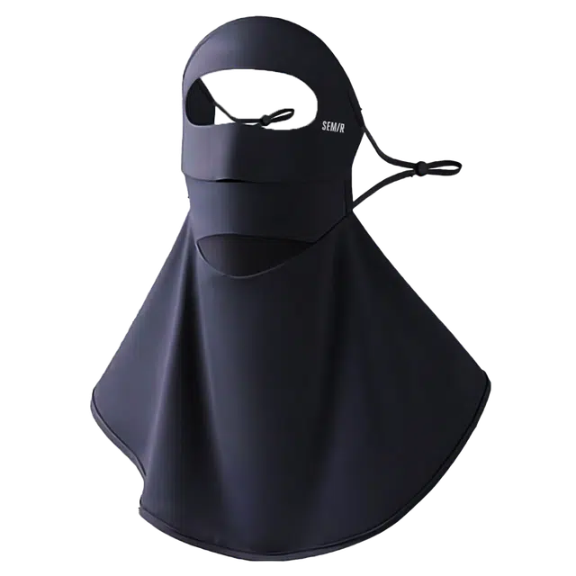 森马 护颈防护透气遮脖子遮全脸 防紫外线脸基尼夏季遮阳 锦纶 防晒面罩 女款