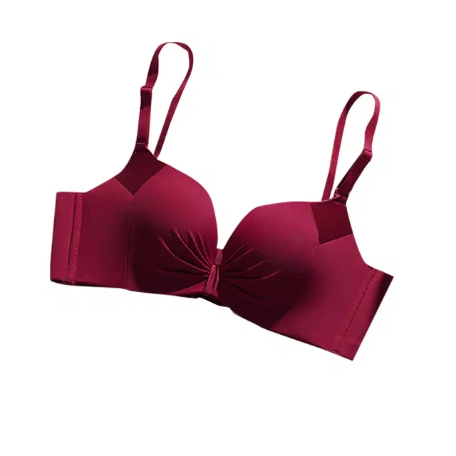 欧诗帛 本命年性感无钢圈小胸聚拢可爱甜美文胸 女款 尤奈红