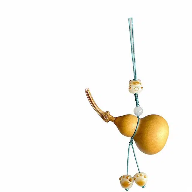 岁月静好 手持解压文艺复古盘玩手捻静心禅意森系 休闲娱乐国潮本命年转运小众文玩 #好运 葫芦 手把件 男女同款情侣款