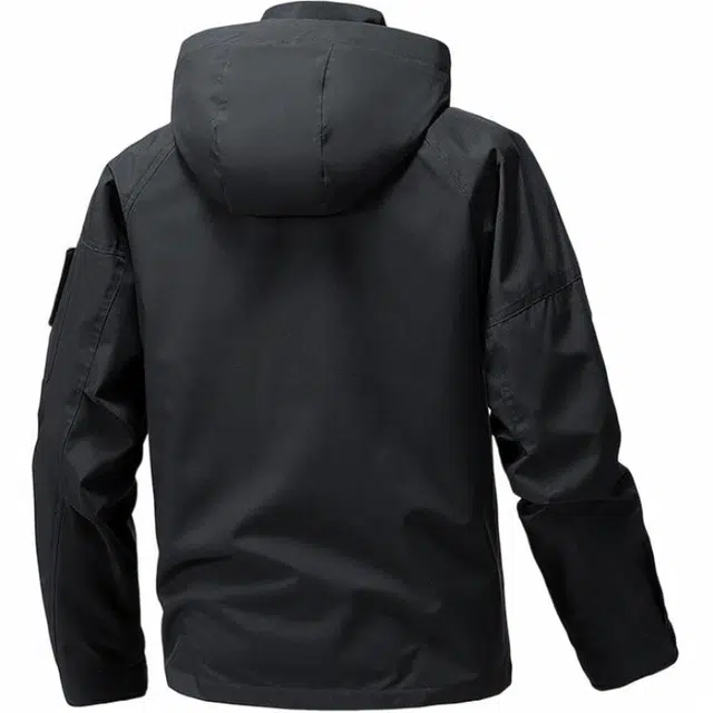 雅鹿  连帽工装休闲时尚  防风透气保暖冲锋衣 男款