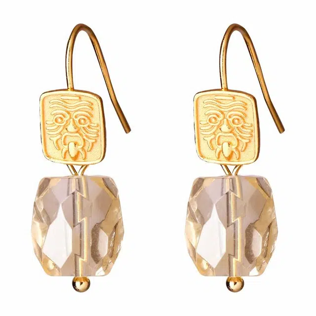 【财运亨通】 凤凰涅磐 扎基拉姆新中式原创设计小众高级#好运 水晶 耳环 女款
