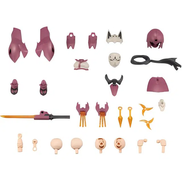 寿屋 无限邂逅 变身组件 扩展装甲 忍者狐 模型配件