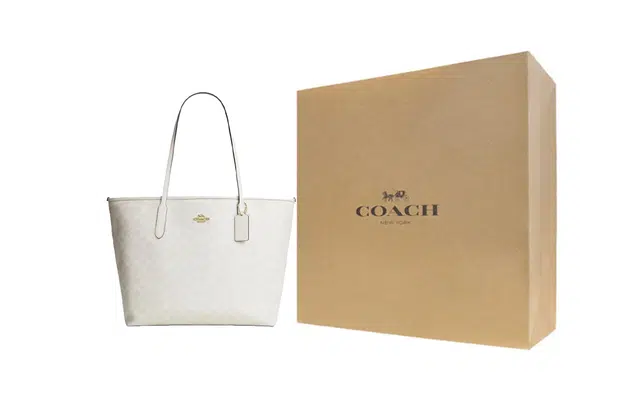 COACH City 33 Chalk White