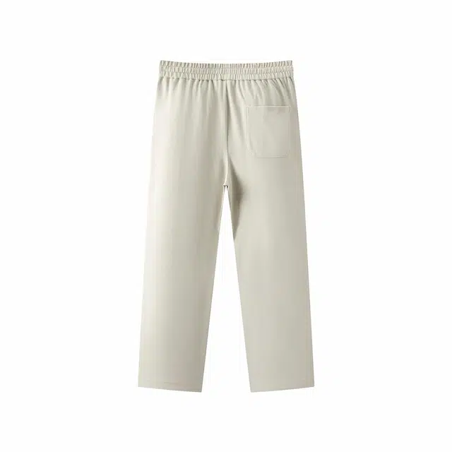 森马 宽松直筒纯色百搭系带休闲裤 男款