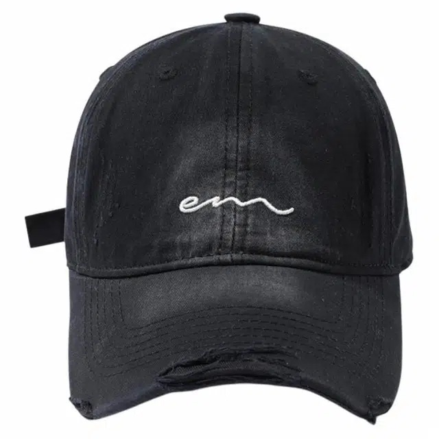 俞兆林 春秋方圆脸显脸小户外出行韩系百搭字母刺绣透气 棉 鸭舌帽 男女同款情侣款