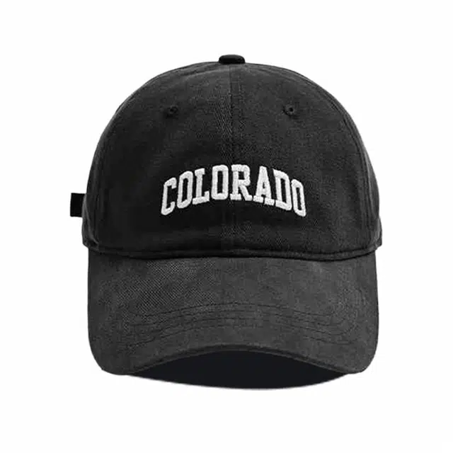 浪莎 美式复古字母刺绣防晒遮阳休闲运动风大头围显脸小时尚潮流百搭 聚酯纤维 鸭舌帽 男女同款情侣款