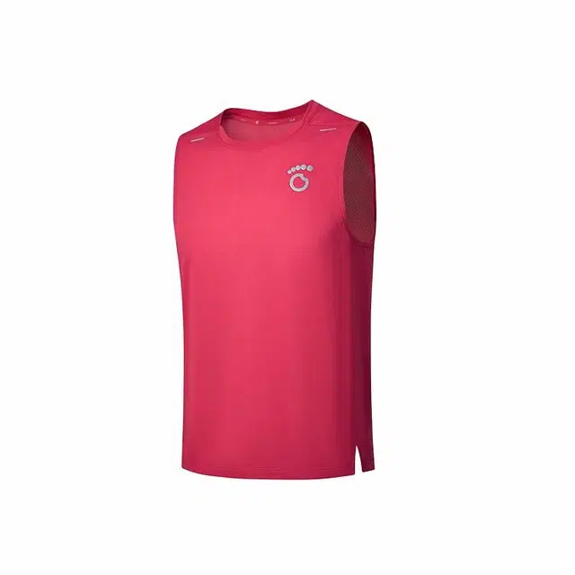 马孔多 吸湿速干轻薄透气户外运动背心 男款 娇艳树莓