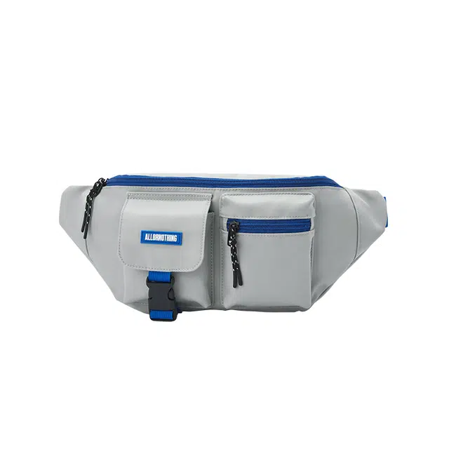 森马 多口袋工装风运动骑行 织物 腰包 小号 男女同款情侣款 多色