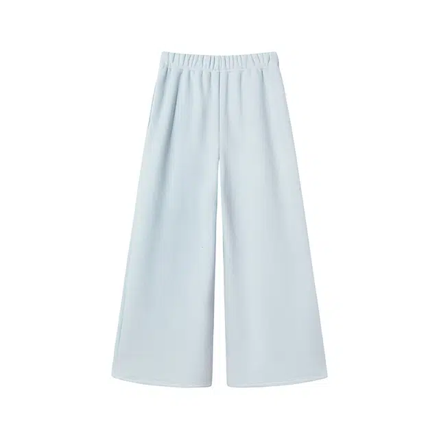 区区欧阳 高腰加厚阔腿裤慵懒风宽松休闲裤 女款