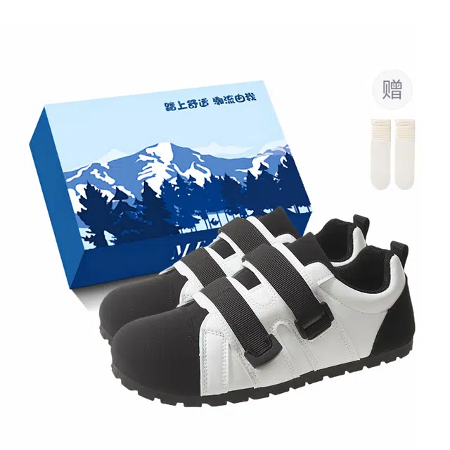 小鹿米利 丑萌鞋魔术贴德训芭蕾阿甘鞋平底运动 防滑耐磨包裹性 低帮 生活休闲鞋 女