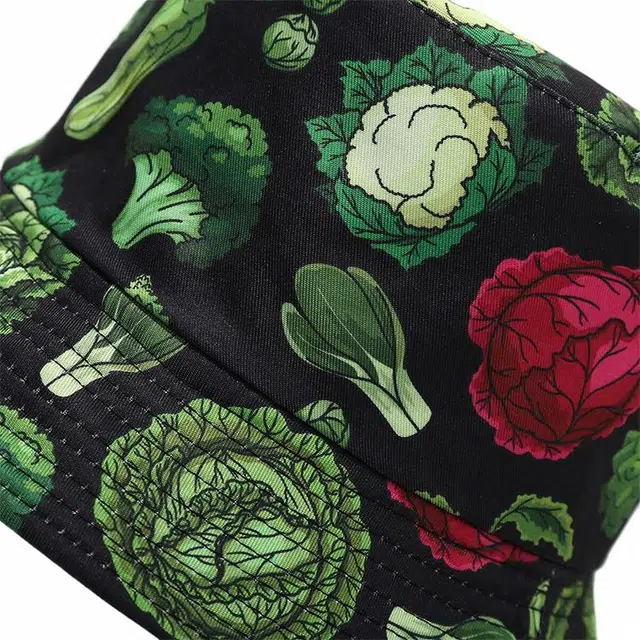 俞兆林 春夏季蔬菜图案潮酷防晒遮阳太阳帽户外出行时尚潮流百搭大头围显脸小 聚酯纤维 渔夫帽 男女同款情侣款