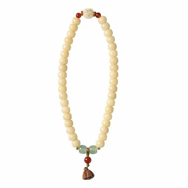 京华录 好运莲莲双圈转运盘玩文玩佛珠转运 好运礼盒转运#好运 考试考研上岸 菩提根 手串 男女同款情侣款