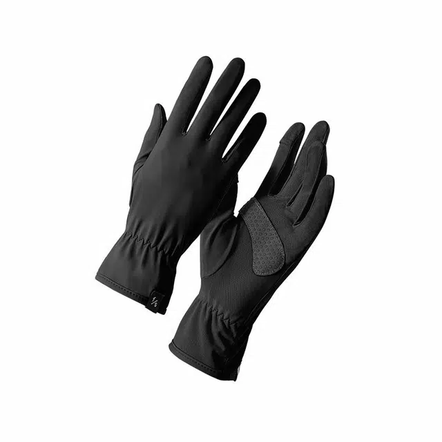 南极人 夏季冰丝防紫外线薄款透气露指触屏户外骑行开车登山防滑耐磨 速干 防晒手套 女款