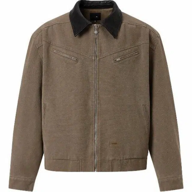 极限涡轮 美式复古水洗做旧肌理感工装休闲夹克外套 男女同款