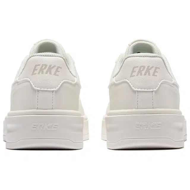 鸿星尔克 天权 舒适百搭 防滑耐磨轻便 低帮 板鞋 男款 微晶白