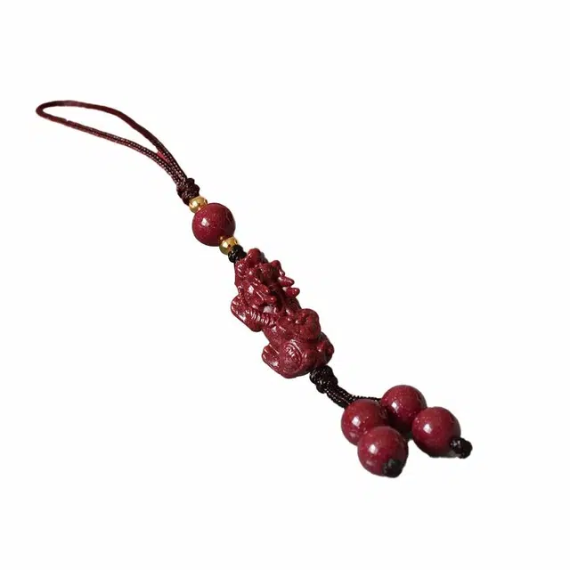 千玺世家 #好运本命年招财转运貔貅 新国风钥匙 朱砂 吊坠 男女同款情侣款