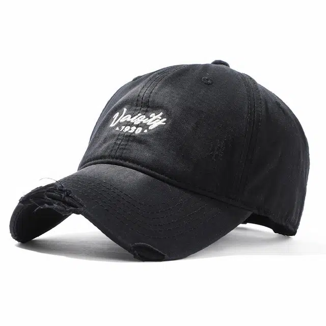 南极人 大头围帽子韩系做旧字母刺绣棒球帽深顶宽帽檐显脸小百搭遮阳防晒帽 软顶 鸭舌帽 男女同款情侣款