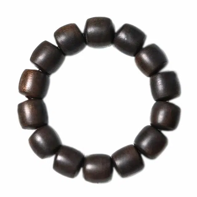 素于 收藏级国潮新中式多圈叠戴文玩佛珠油脂饱满过手留香轻奢增香考公盘玩#好运配饰 檀木 木作手串 男女同款情侣款