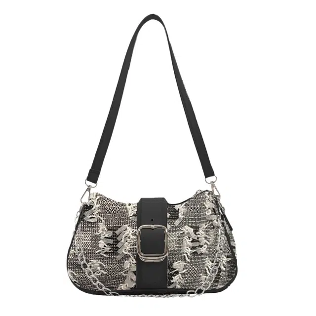 奥松 小众腋下包包百搭单肩包斜跨小方包春夏季设计百搭 布艺 手提包 女款 多色