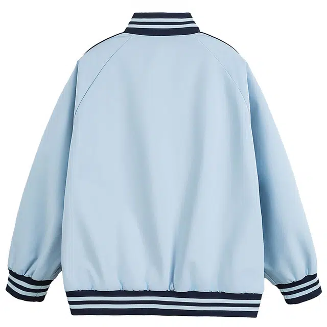 华夏儿女 美式复古潮流百搭运动风棒球服外套夹克 男女同款