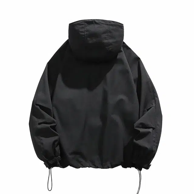雅鹿  山系户外机能工装登山运动简约百搭休闲宽松连帽  防水防风防泼水冲锋衣 男女同款
