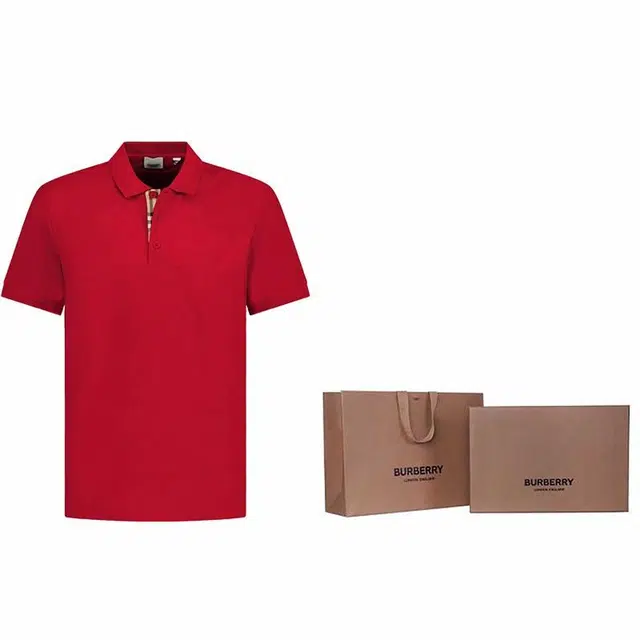 Burberry Polo Shirt Red