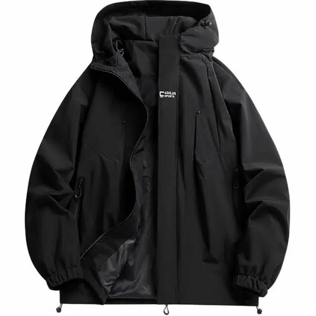 雅鹿  单层休闲户外百搭  透气耐磨冲锋衣 男女同款