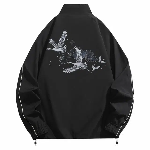 雅鹿 美式工装风都市休闲通勤青春活力潮流时尚百搭袖子收口户外运动夹克外套 男女同款