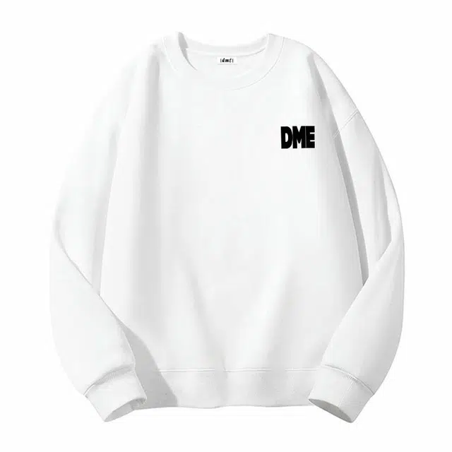 【dme】 日系动漫字母印花休闲宽松长袖卫衣 男女同款
