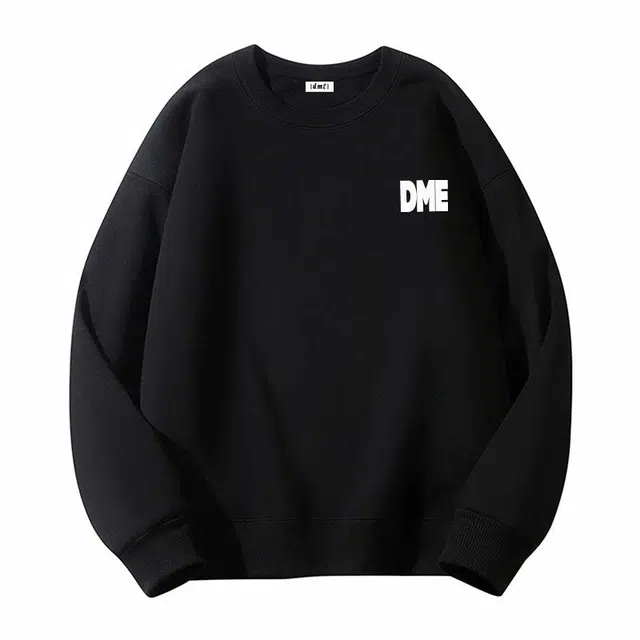 【dme】 日系动漫字母印花休闲宽松长袖卫衣 男女同款