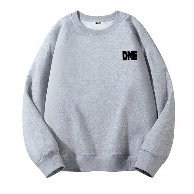 【dme】 日系动漫字母印花休闲宽松长袖卫衣 男女同款