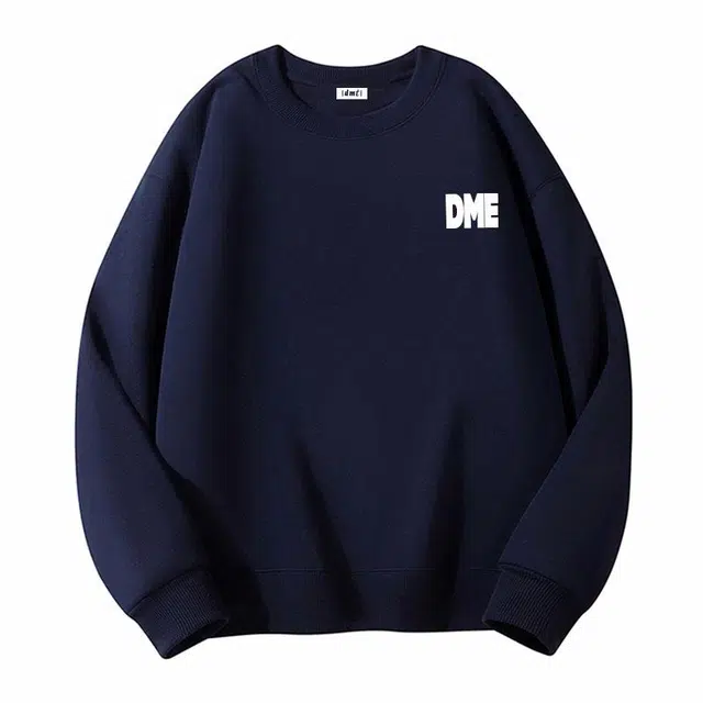 【dme】 日系动漫字母印花休闲宽松长袖卫衣 男女同款