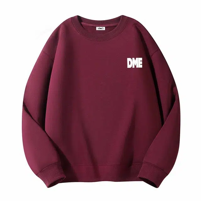 【dme】 日系动漫字母印花休闲宽松长袖卫衣 男女同款